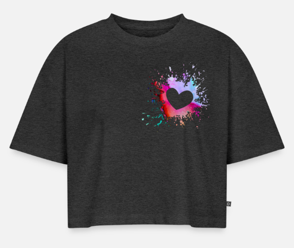 T-shirt court oversize Femme