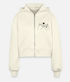 Veste à capuche courte oversize Femme