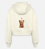 Veste à capuche courte oversize Femme