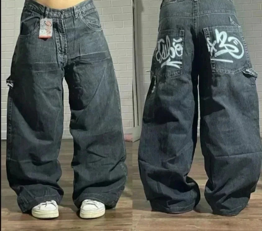 Jean Y2K Femme Coupe Large