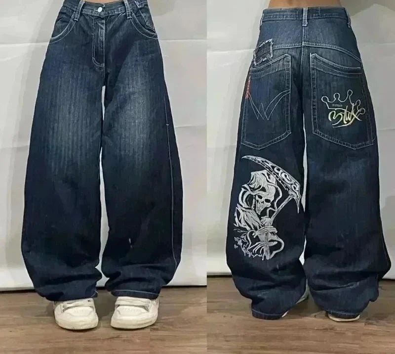 Jean Y2K Femme Coupe Large