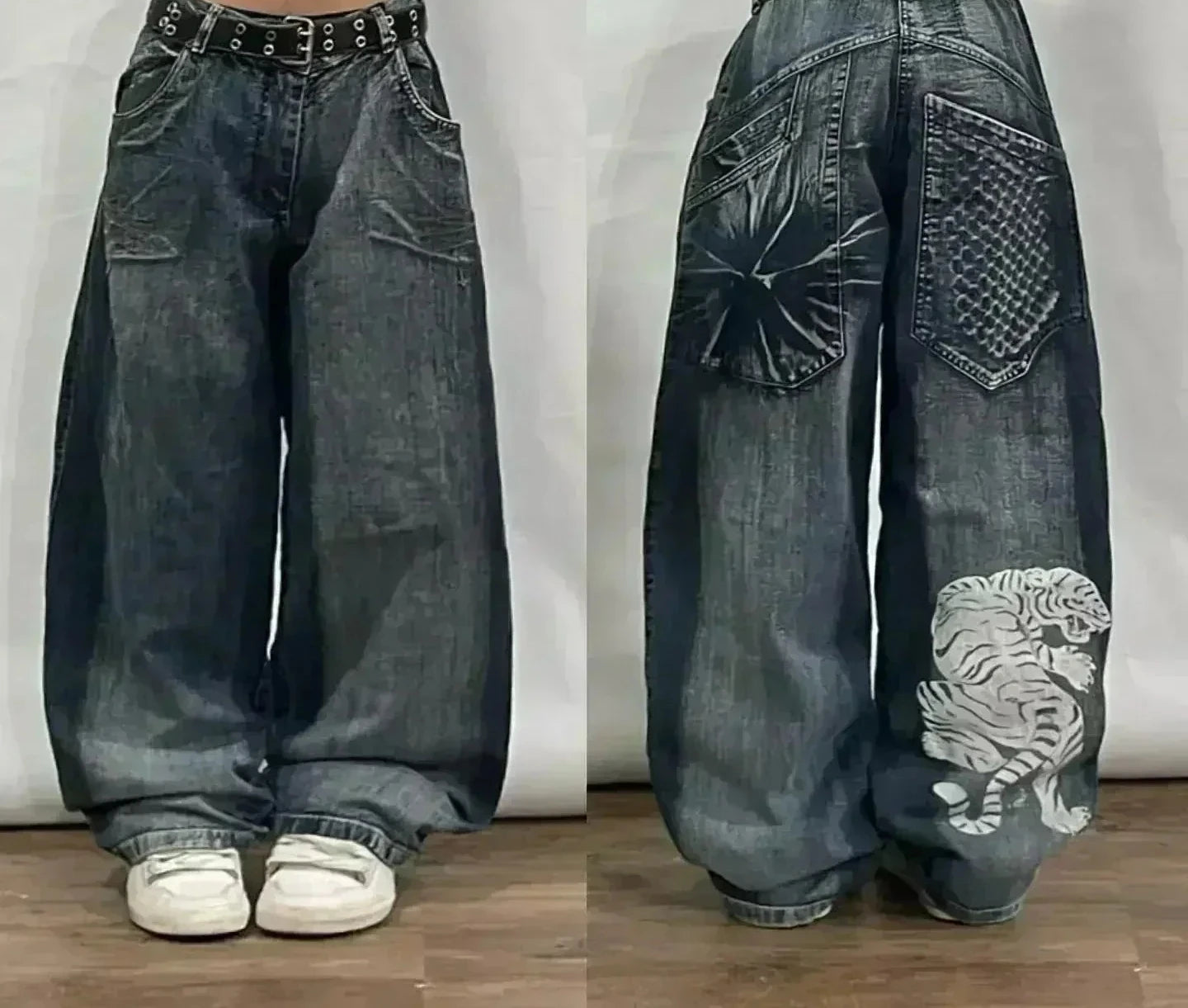 Jean Y2K Femme Coupe Large