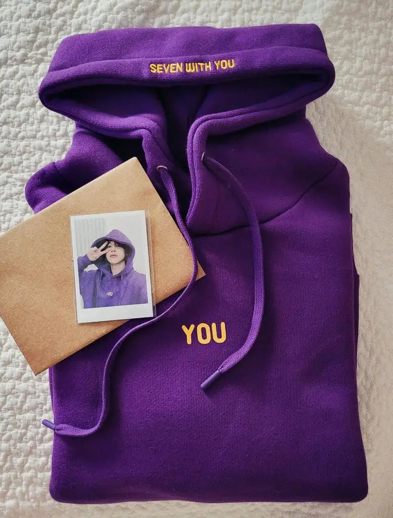 Sweat à capuche violet Jimin – “You Never Walk Alone” – Édition fans 2026