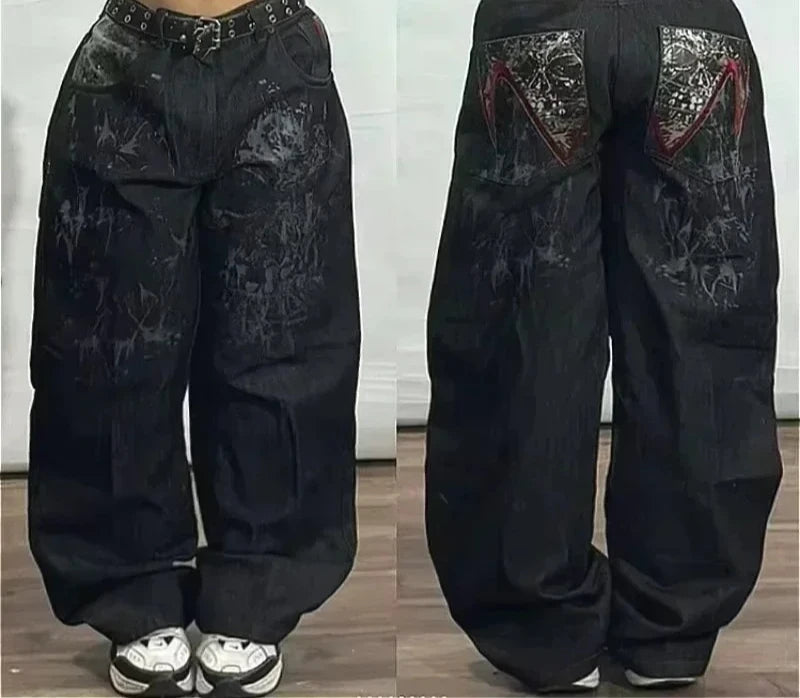 Jean Y2K Femme Coupe Large