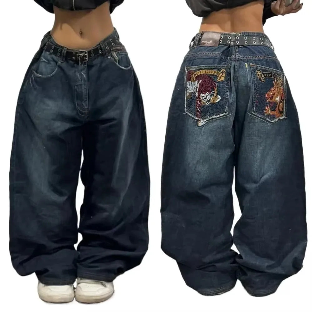 Jean Y2K Femme Coupe Large