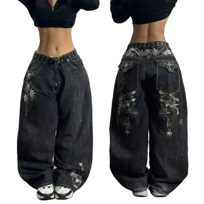 Jean Y2K Femme Coupe Large