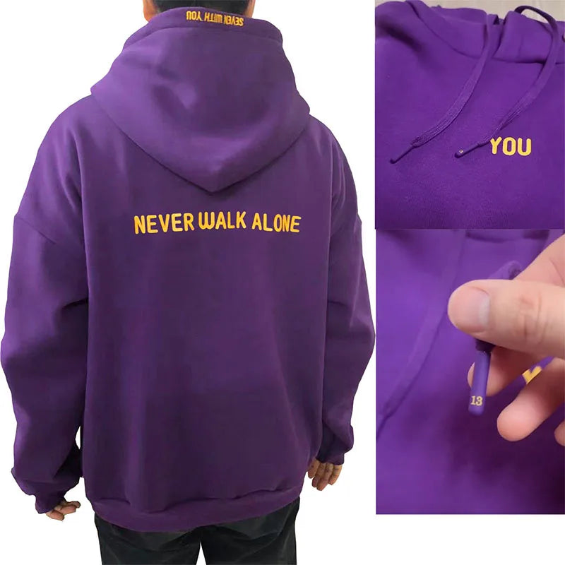 Sweat à capuche violet Jimin – “You Never Walk Alone” – Édition fans 2026