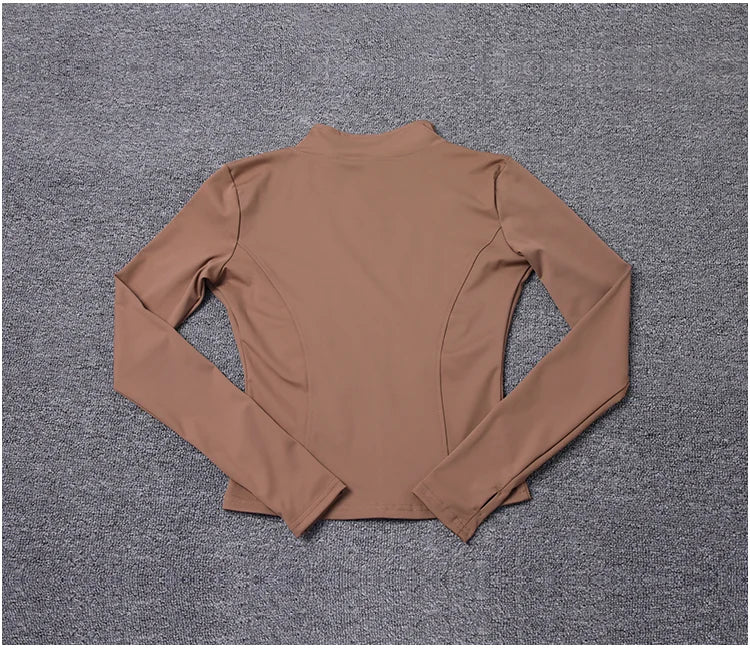 Veste de Sport Femme manches longues – Yoga & Entraînement