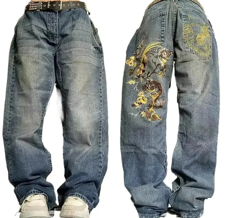 Jean Y2K Femme Coupe Large