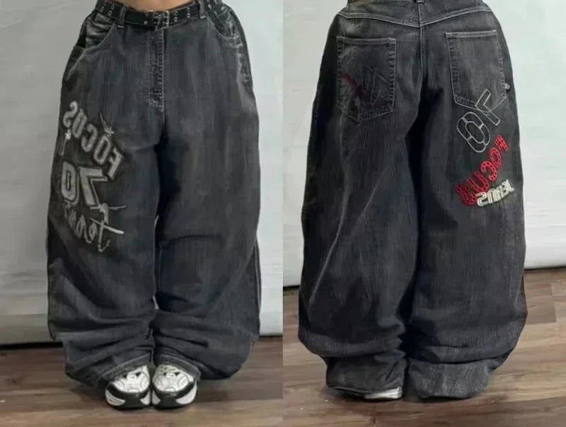 Jean Y2K Femme Coupe Large