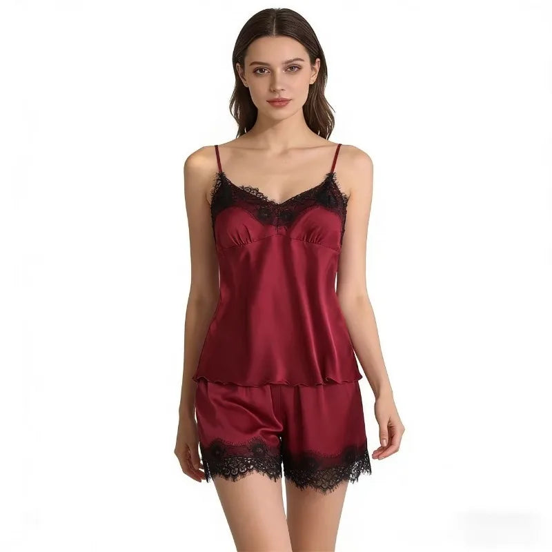 Pyjama Dentelle Femme Haut & Short